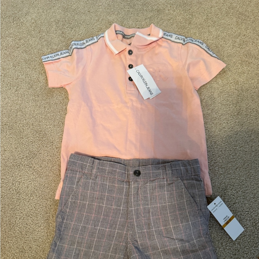 3T Calvin Klein outfit NWT